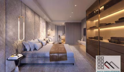 APARTAMENTO 1 DORMITÓRIO (60m²), 1 SUÍTE, SACADA. PRÓXIMO DA ESTAÇÃO BROOKLIN