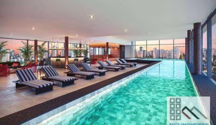 APARTAMENTO DUPLEX 1 DORMITÓRIO (74m²), 1 SUÍTE, TERRAÇO, 1 VAGA. AO LADO DA ESTAÇÃO EUCALIPTOS E SHOPPING IBIRAPUERA