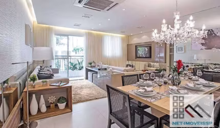 APARTAMENTO 3 DORMITÓRIOS (76,44m²), 1 SUÍTE, VARANDA, 1 VAGA. A 650 METROS DA ESTAÇÃO CONCEIÇÃO