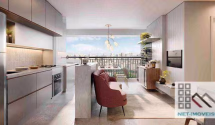 APARTAMENTO 2 DORMITÓRIOS (41,5m²), 1 BANHEIRO, SACADA, 1 VAGA MOTO. A 3 MINUTOS DO TERMINAL BARRA FUNDA