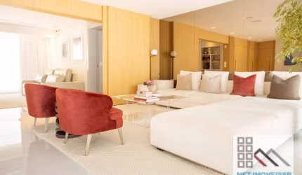 APARTAMENTO 3 DORMITÓRIOS (182m²), 3 SUÍTES, VARANDA, PORTEIRA FECHADA, 4 VAGAS