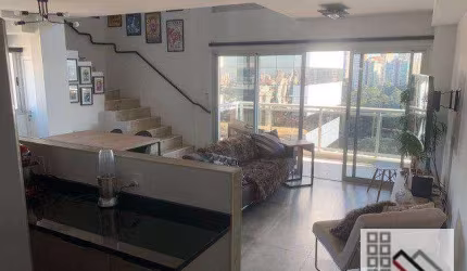 APTO 1 DORM (96m²), 1 SUITE, SEMI MOBILIADO, 2 VAGAS. O CONFORTO DE MORAR E TRABALHAR NUM SÓ LUGAR