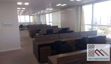 CONJUNTO COMERCIAL (202m²), 4 BANHEIROS, 6 VAGAS. AO LADO DO SHOPPING MORUMBI