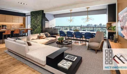 Apartamento 3 Dormitórios (100m²), 1 Suíte, Varanda Gourmet, 2 Vagas. Próximo da Estação Brooklin do metrô