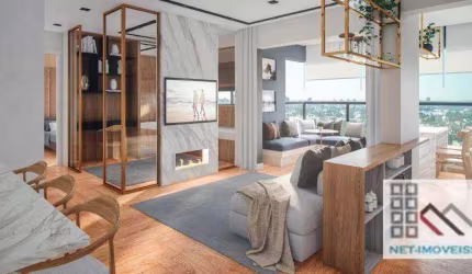APTO 2 DORMITÓRIOS (65m²), 1 SUITE, VARANDA GOURMET, 1 VAGA. PRÓXIMO DA ESTAÇÃO BROOKLIN DO METRÔ