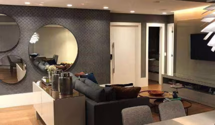 APARTAMENTO 2  DORMS (128m²), 2 SUITES, MOBILIADO E DECORADO, 3 VAGAS, VARANDA. PRÓXIMO DA ESTAÇÃO CAMPO BELO