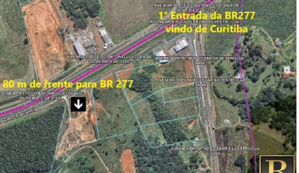 Terreno para Venda em Guarapuava, BR 277