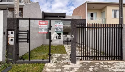 Casa térrea com 2 dormitórios à venda locação, 78 m , Fazendinha, CURITIBA - PR