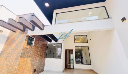 Casa à venda em Maringá, Jardim Império do Sol, com 3 quartos, com 104 m²