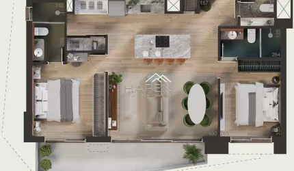 Apartamento com 2 quartos à venda na Rua Buenos Aires, --, Batel, Curitiba por R$ 1.951.399