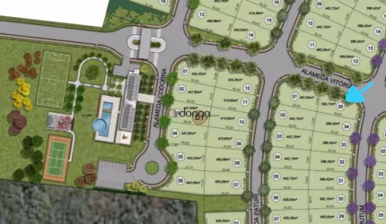 TERRENO DE ESQUINA NO CYRELA VITÓRIA 393M²