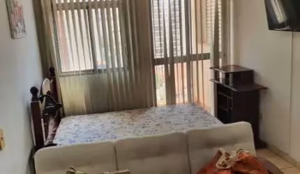 Apartamento à venda em condomínio na Vila Imperial, São José do Rio Preto-SP: 1 quarto, 1 sala, 1 banheiro, 2 vagas, 45m².