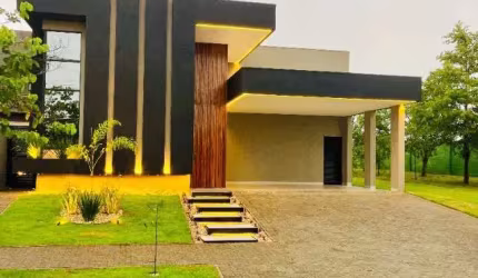 Casa à venda em Mirassol-SP, Terras de Alphaville: 3 quartos, 3 suítes, 2 vagas, 175m² de área