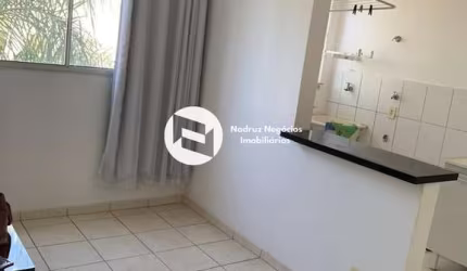 Apartamento em Condomínio para Locação no Parque das Flores em São José do Rio Preto-SP: 2 Quartos, 1 Sala, 1 Banheiro - 47,00m².