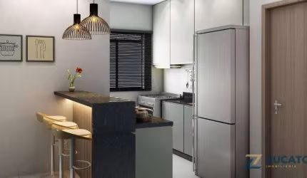 Apartamento com 2 dormitórios à venda, 49 m² por R$ 267.120 - Olinda - Uberaba/MG