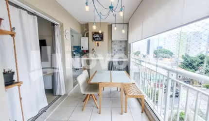 Apartamento com 69 metros quadrados de área útil, e com 1 vaga de garagem no Belém
