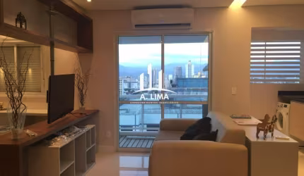 Apartamento 1 dormitório (suíte) mobiliado, bairro Boqueirão em Santos.