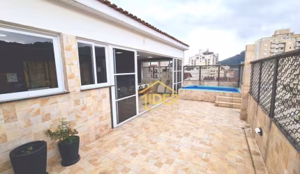 Cobertura com 3 dormitórios à venda, 160 m² por R$ 490.000,00 - Enseada - Guarujá/SP