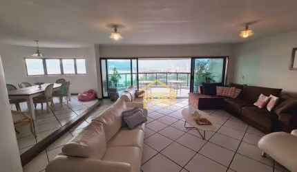 Apartamento com 4 dormitórios para alugar, 224 m² por R$ 16.000,00/mês - Tortuga - Guarujá/SP