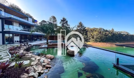 Mansão beira represa de Igaratá à venda, 670 m²  Condomínio Recanto Pássaros Jacareí/SP