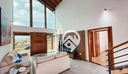 Exuberante Sobrado  com 5 dormitórios à venda, 600 m² por  - Cond. Village Paraibuna - Paraibuna/SP