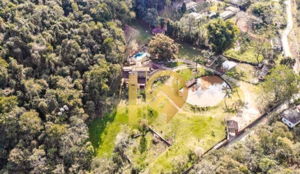Chácara com 6 dormitórios à venda, 41500 m² - Guararema/SP