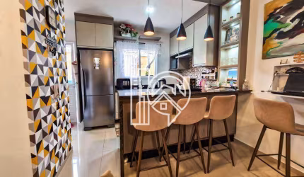 Casa com 2 dormitórios à venda, 69 m² - Loteamento Vila Romana - Jacareí/SP
