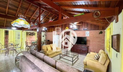 Casa com 4 dormitórios à venda, 200m da praia, 188 m² - Lagoinha - Ubatuba/SP