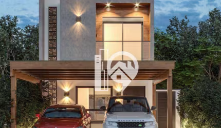 Casa com 3 dormitórios à venda, 134 m² Lançamento Bosque Urbanova - SJCampos/SP