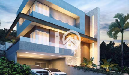 Casa alto padrão com 4 suítes e escritório à venda, 414 m² Condomínio Alphaville São José dos Campos/SP