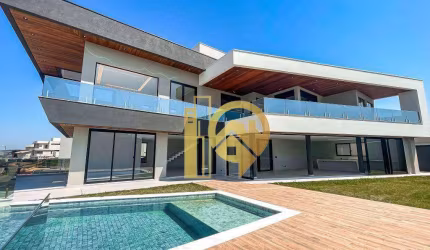 Casa em construção com projeto contemporâneo à venda, Reserva do Paratehy - São José dos Campos/SP