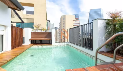 Cobertura na Vila Olímpia 3 quartos (2 suítes) 2 vagas Piscina Churrasqueira