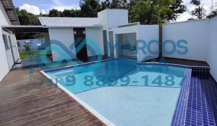 CASA ESPETACULAR - 3/4, SENDO 1 SUÍTE + PISCINA + SAUNA + ÁREA GOURMET - OPORTUNIDADE!!