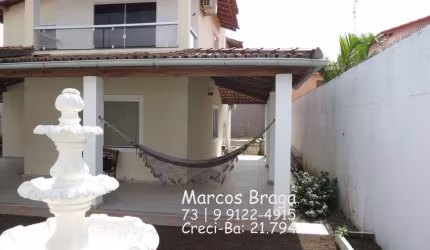 CASA NA PRAIA COM 2 AMPLAS SUÍTES, GABINETE E SOLARIUM - 250 METROS PRAIA