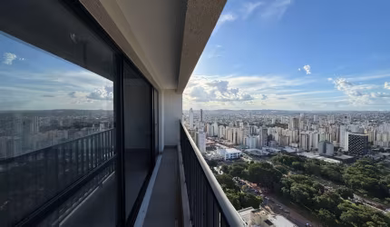FLAT/LOFT MAIS DESEJADO DE GOIAS, TECNOLOGICO, MODERNO, PISCINA NO ROOFTOP, VISTA INCRIVEL 360 PARA A CIDADE TODA. RENTABILIDADE DE ALUGUEL > 1% AO MES