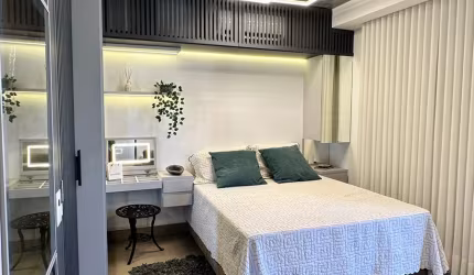 O MAIS LINDO FLAT MOBILIADO A VENDA EM GOIANIA NO PREDIO MAIS MODERNO E TECNOLOGICO, COM PISCINA DE BORDA INFINITA NO ROOFTOP, POSSIBILIDADE DE RENDA FAIXA DE 6 MIL MES