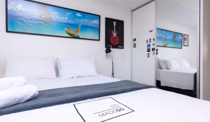 - Duplex de 1 quarto no Setor Bueno - Área: 54 m² com lazer exuberante , mobiliado