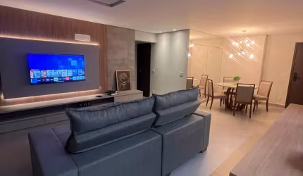 APARTAMENTO MOBILIADO ALTO PADRAO PROX GOIANIA SHOPPING, P REDIO NOVO COM ACADEMIA NO ROOFTOP  , 4 SALOES DE FESTAS, LAVANDERIA OMO, COWORKING.