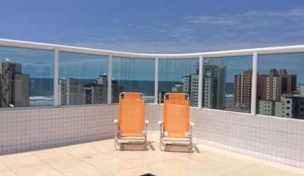 Cobertura 3 dormitórios, Piscina privativa, na Guilhermina,  À Vista ou Financiamento Bancário - em Praia Grande - SP