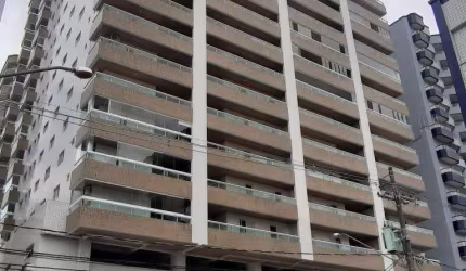 Enorme apartamento de 2 dormitórios à venda na Guilhermina em Praia Grande no Ed. Royale