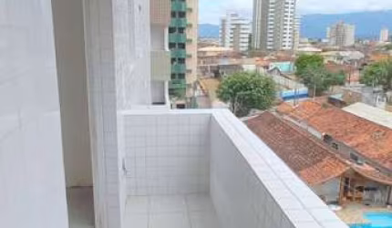 Apartamento no bairro Mirim em Praia Grande medindo 56,11m² distribuídos em 02 dormitórios, sala 02 ambientes, varanda gourmet, 01 vaga de garagem.
