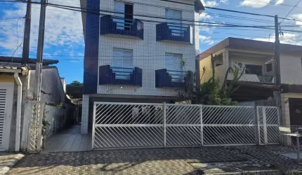 Apartamento à venda em Praia Grande-SP, Caiçara: 1 quarto, 1 sala, 1 banheiro, 1 vaga - 42,00m² de área!