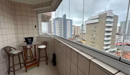 Apartamento à venda na Guilhermina: 1 quarto, 1 banheiro, 1 vaga - 60m² de área, com vista mar e perto da praia!