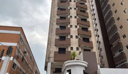 Apartamento à venda em Praia Grande-SP, Bairro Aviação: 2 quartos, 1 suíte, 2 salas, 1 banheiro, 1 vaga de garagem!