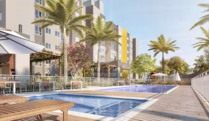 Apartamento com 2 quartos à venda na Rua João Guimarães Rosa, 1800, Jardim Amanda II, Hortolândia, 42 m2 por R$ 266.000