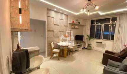 Apartamento com 2 quartos, vaga de garagem, Quarteirão da Praia de Icaraí, 70m² por R$ 710.000,00 - Icaraí - Niterói/RJ