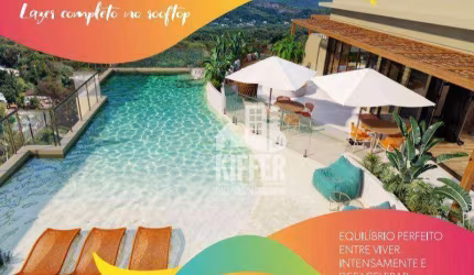 Cobertura com 1 dormitório à venda, 113 m² por R$ 1.100.000,00 - Itacoatiara - Niterói/RJ