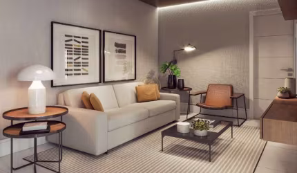Apartamento moderno com 3 quartos no Bacacheri