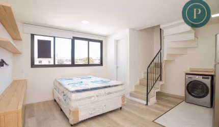Apartamento Duplex com 2 dormitórios, 17 m² - Rebouças - Experimente o Atendimento Boutique!
