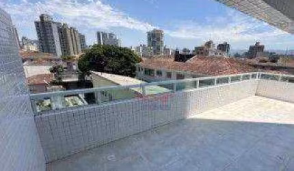 Apartamento com 2 dormitórios à venda, 53 m² por R$ 741.500,00 - Embaré - Santos/SP